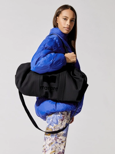 Shop Isabel Marant Nayogi Duffle Bag In Black