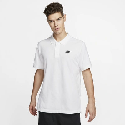 Shop Nike Men's  Sportswear Polo In White