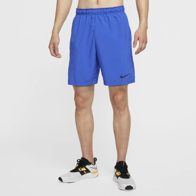 Shop Nike Men's Flex Woven Training Shorts In Blue