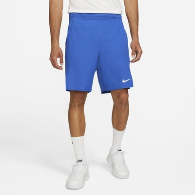 Shop Nike Men's Court Dri-fit Victory 9" Tennis Shorts In Blue