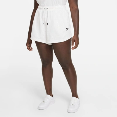 Shop Nike Women's  Sportswear Shorts (plus Size) In Brown