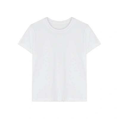 Shop Alexander Wang T Foundation White Logo Cotton T-shirt