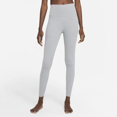 Shop Nike Women's  Yoga Luxe High-waisted Leggings In Grey