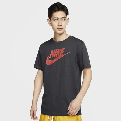 Shop Nike Sportswear Men's T-shirt In Anthracite,magic Ember