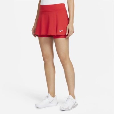 Nike Court Victory Women's Tennis Skirt In University Red,white | ModeSens