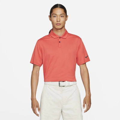 Shop Nike Dri-fit Vapor Men's Golf Polo In University Red,black
