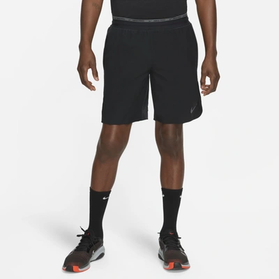 Shop Nike Men's Dri-fit Flex Rep Pro Collection 8" Unlined Training Shorts In Black