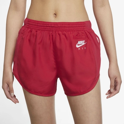 Shop Nike Women's Air Dri-fit Brief-lined Running Shorts In Very Berry,red Plum
