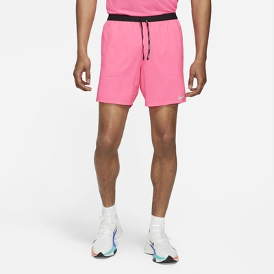 Shop Nike Flex Stride Men's 7" 2-in-1 Running Shorts In Hyper Pink,hyper Pink