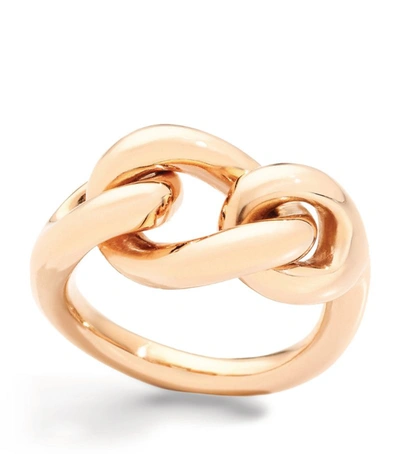 Shop Pomellato Rose Gold Catene Ring