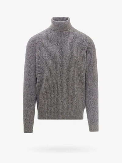 Shop Brunello Cucinelli Sweater In Grey