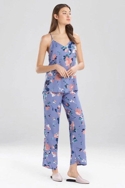 Shop Josie Flora- The Siesta Pajamas Set In Soft Blue