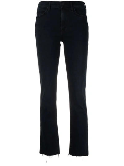Shop Mother The Rascal Ankle Snipper Jeans In Schwarz