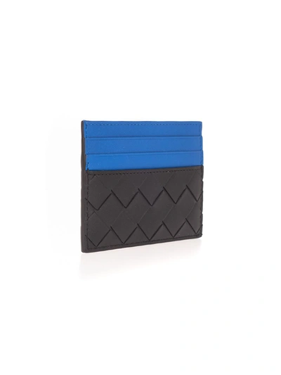 Shop Bottega Veneta Men's Black Leather Card Holder