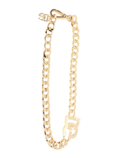 Shop Dolce E Gabbana Men's Gold Metal Necklace