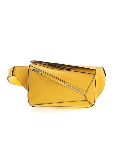 Shop Loewe Men's Yellow Other Materials Belt Bag