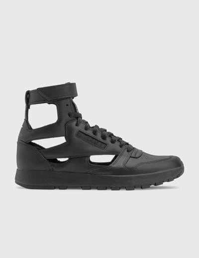 Shop Maison Margiela Reebok Classic Leather Gladiator Sneaker In Black