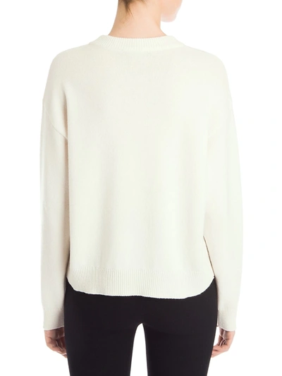 Shop Dolce & Gabbana Women's D & G Is Love Itarsia Knit Sweater In Ivory