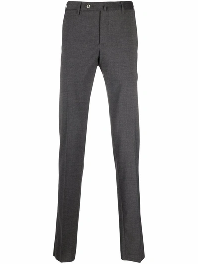 Shop Pt01 Slim Fit Tailored Trousers In Grau