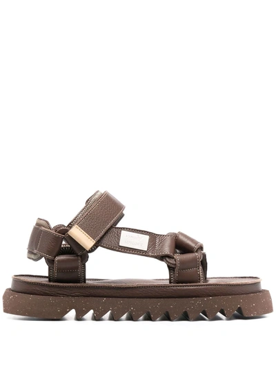 Shop Marsèll X Suicoke Depa 01 Sandals In Braun