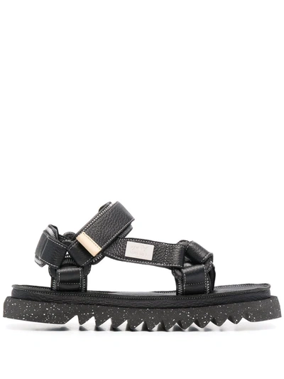 Shop Marsèll X Suicoke Depa 01 Sandals In Schwarz