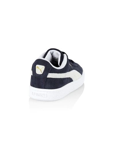 Shop Puma Little Kid's & Kid's Classic Suede Sneakers In Blue