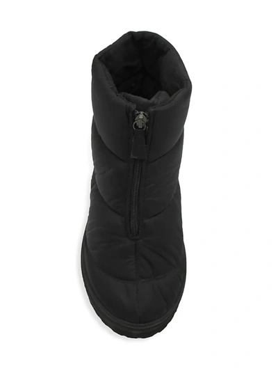 Shop Gia Borghini Women's Short Puffy Boots In Black