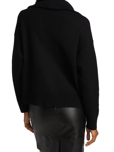 Shop Gestuz Women's Talligz Quarter Zip Sweater In Egret