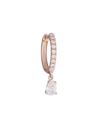 Shop Anita Ko Women's 18k Rose Gold & Diamond Drop Earring