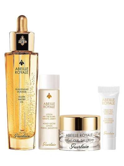 Shop Guerlain Abeille Royale Youth Watery Oil 4-piece Value Set In $185 Value