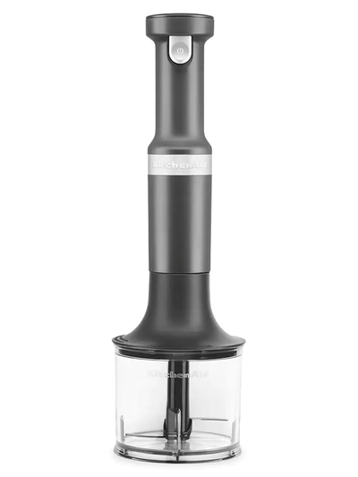 Shop Kitchenaid Cordless Variable Hand Blender In Passion Red