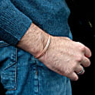Harbour Uk Bracelets Minimal Solid Copper Bracelet For Men. Great Healer In Copper