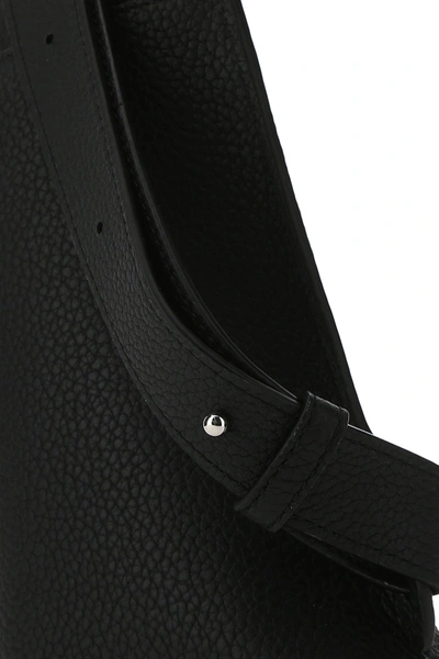 Shop Loewe Black Leather Belt Bag Nd  Uomo Tu