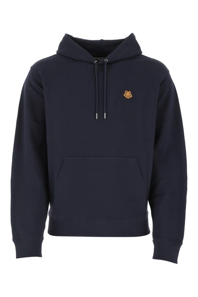 Shop Kenzo Melange Grey Cotton Sweatshirt  Grey  Uomo S