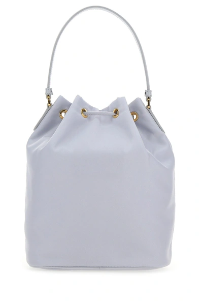 Shop Prada Pastel Pink Nylon Bucket Bag  Nd  Donna Tu