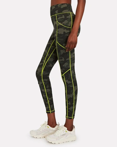 Shop All Access Center Stage Pocket Leggings In Olive/army