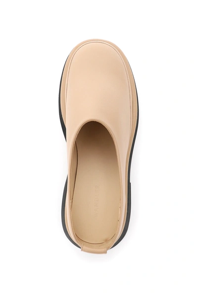 Shop Wandler Rosa Leather Loafers In Pink
