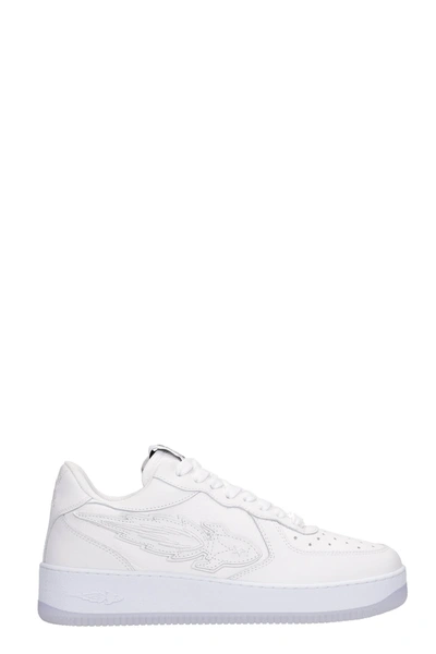 Shop Enterprise Japan Sneakers In White Leather