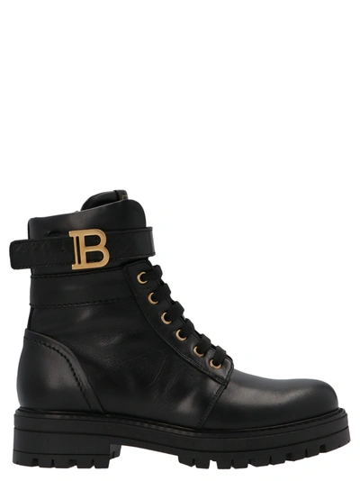 Shop Balmain B Shoes In Black