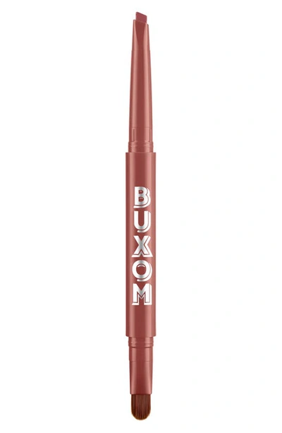 Shop Buxom High Spirits Power Line™ Plumping Lip Liner In Hush Hush Henna