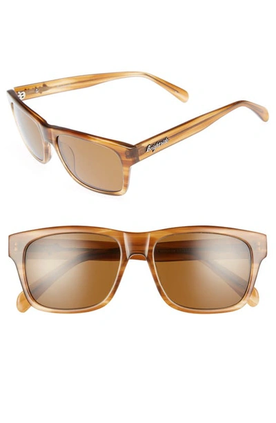 Shop Brightside Wilshire 55mm Polarized Sunglasses In Cedar/ Brown Polar
