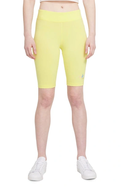 Shop Nike Sportswear Bike Shorts In Light Zitron