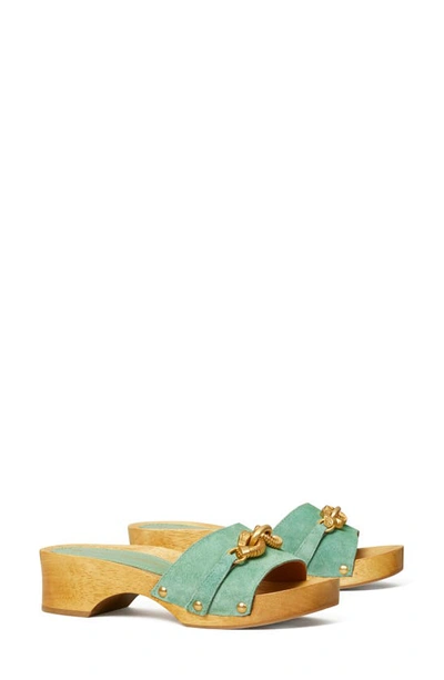 Tory Burch Jessa Slide Sandal In Winter Mint | ModeSens