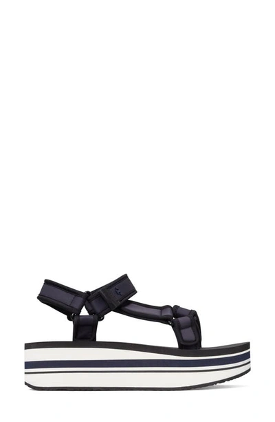 Shop Tory Burch Sport Platform Sandal In Perfect Navy / Perfect Black