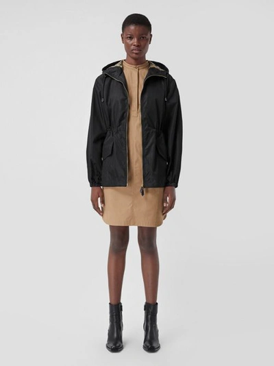 Shop Burberry Nylon Jacket In Black