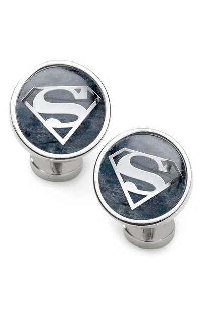 Shop Cufflinks, Inc . Superman Cuff Links In Silver