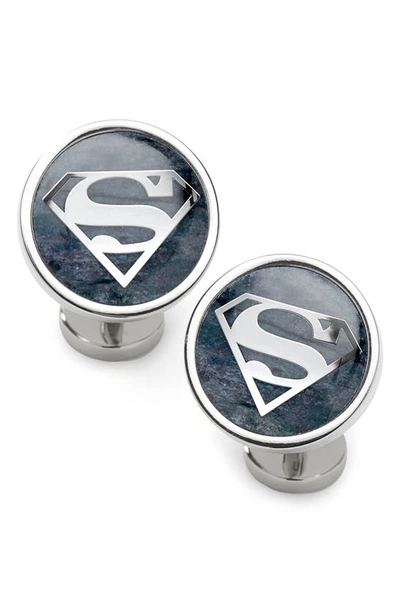 Shop Cufflinks, Inc Superman Cuff Links In Silver