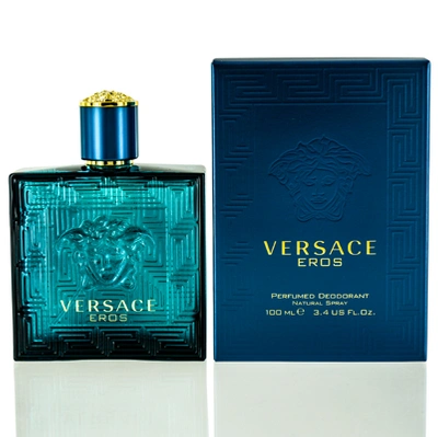 Shop Versace Eros /  Perfumed Deodorant Spray 3.4 oz (100 Ml) (m) In N/a