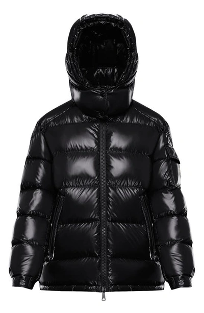 Shop Moncler Maire Water Resistant Down Puffer Coat In Black