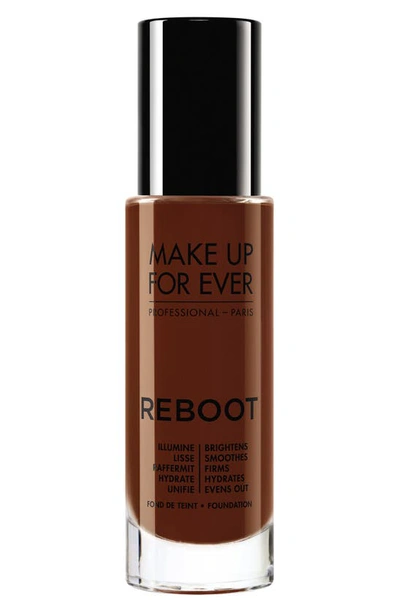Shop Make Up For Ever Mufe Reboot Active Care Revitalizing Foundation In R550 - Dark Chocolate